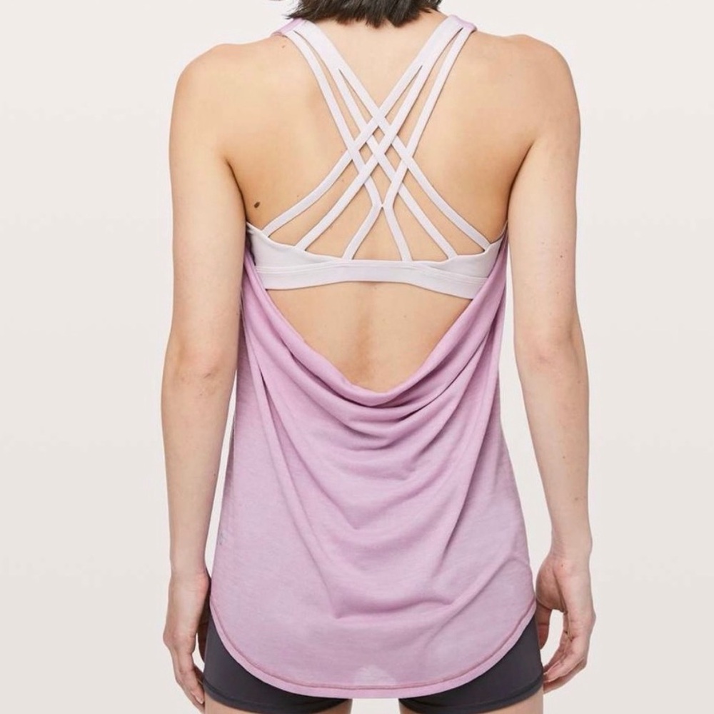 Lululemon Slay the Studio 2 in 1 Tank - Lavender